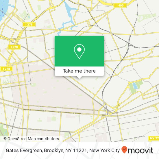 Gates Evergreen, Brooklyn, NY 11221 map