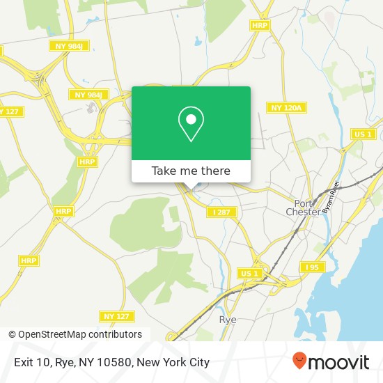 Mapa de Exit 10, Rye, NY 10580