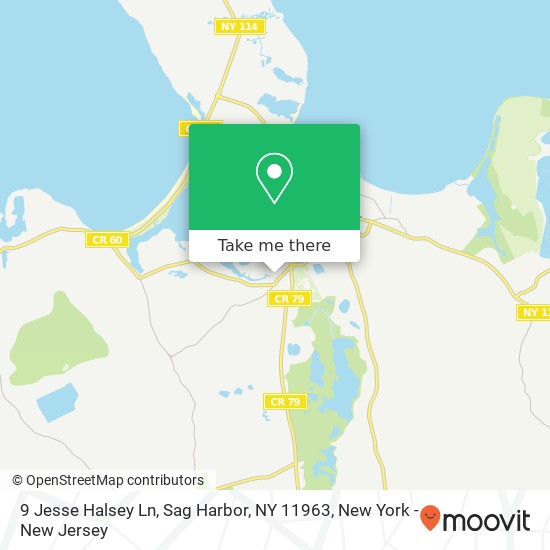 9 Jesse Halsey Ln, Sag Harbor, NY 11963 map