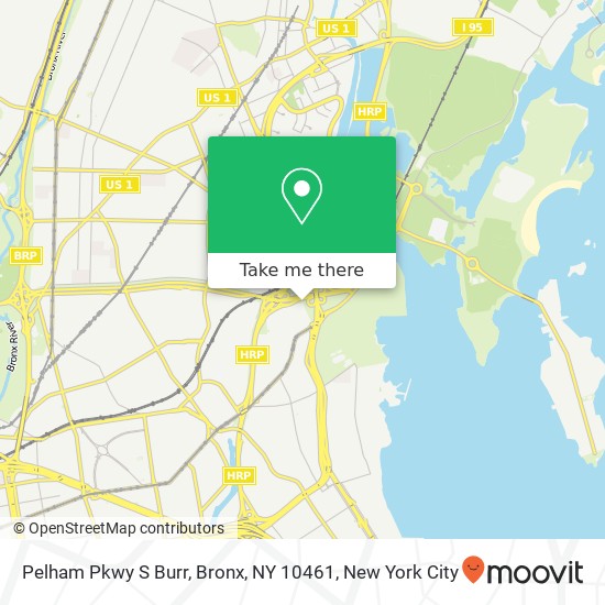 Mapa de Pelham Pkwy S Burr, Bronx, NY 10461