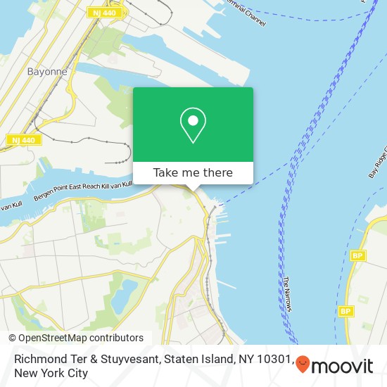 Richmond Ter & Stuyvesant, Staten Island, NY 10301 map