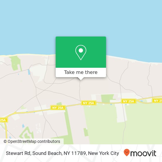 Mapa de Stewart Rd, Sound Beach, NY 11789