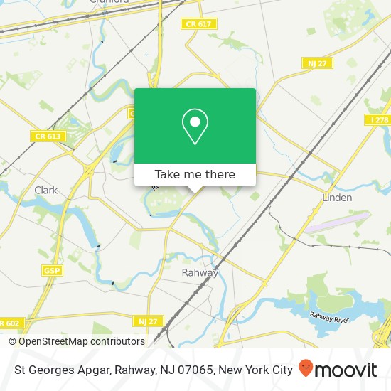St Georges Apgar, Rahway, NJ 07065 map