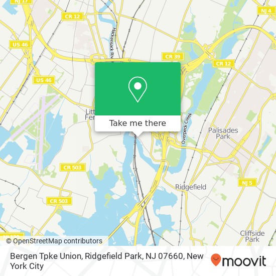 Bergen Tpke Union, Ridgefield Park, NJ 07660 map