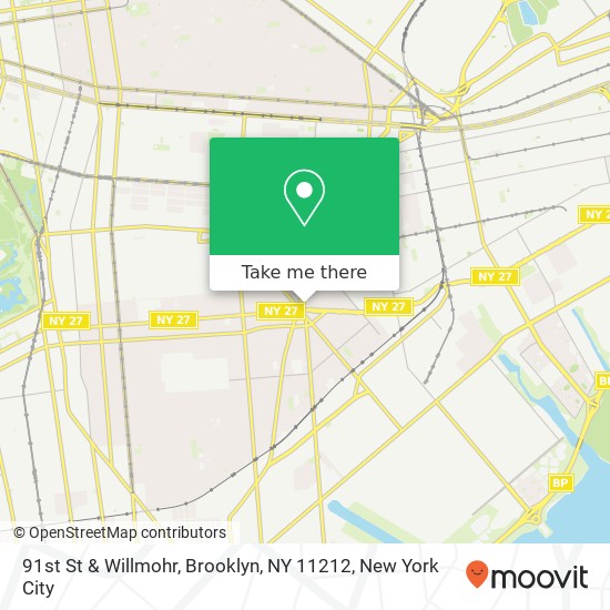 91st St & Willmohr, Brooklyn, NY 11212 map