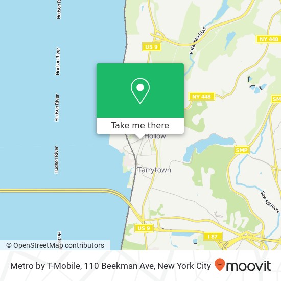 Mapa de Metro by T-Mobile, 110 Beekman Ave