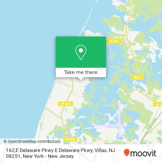 162,E Delaware Pkwy E Delaware Pkwy, Villas, NJ 08251 map