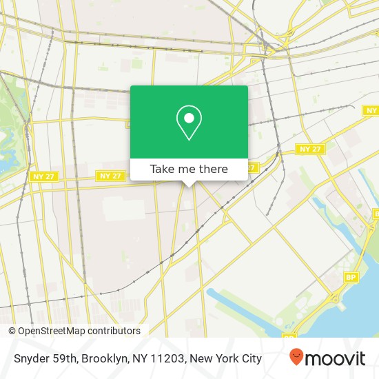 Snyder 59th, Brooklyn, NY 11203 map