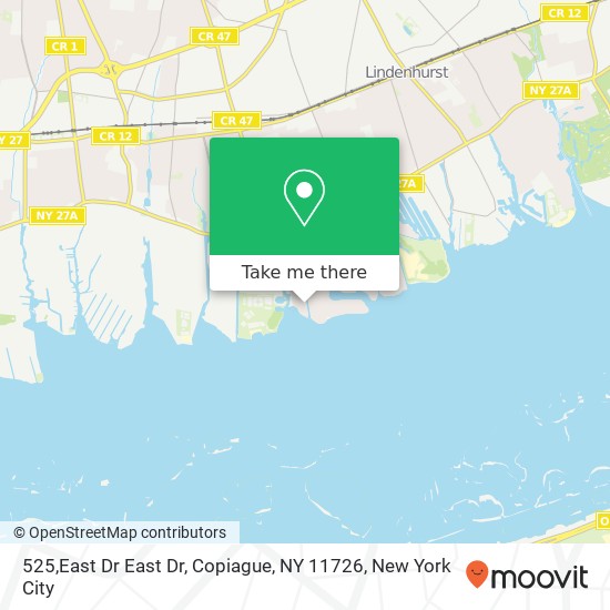 525,East Dr East Dr, Copiague, NY 11726 map