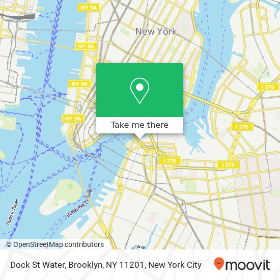 Dock St Water, Brooklyn, NY 11201 map