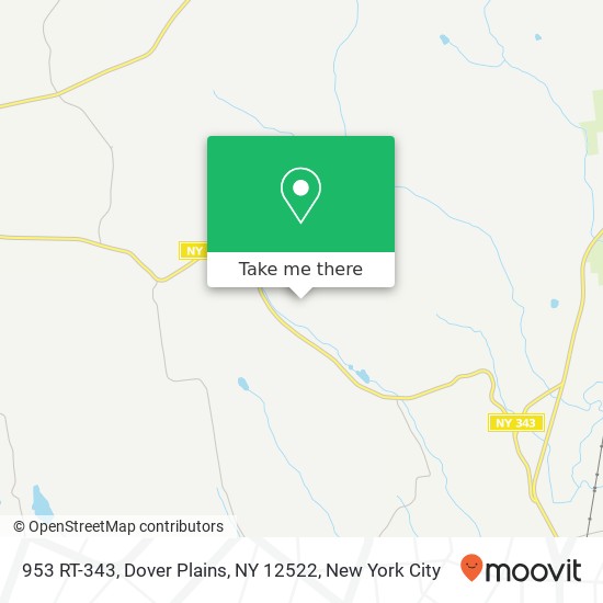 953 RT-343, Dover Plains, NY 12522 map