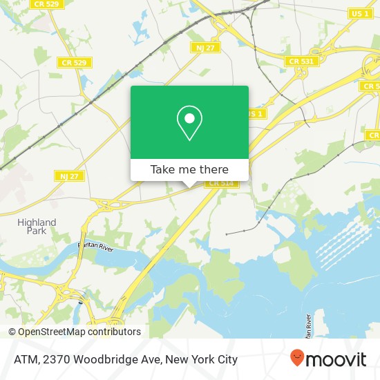 Mapa de ATM, 2370 Woodbridge Ave
