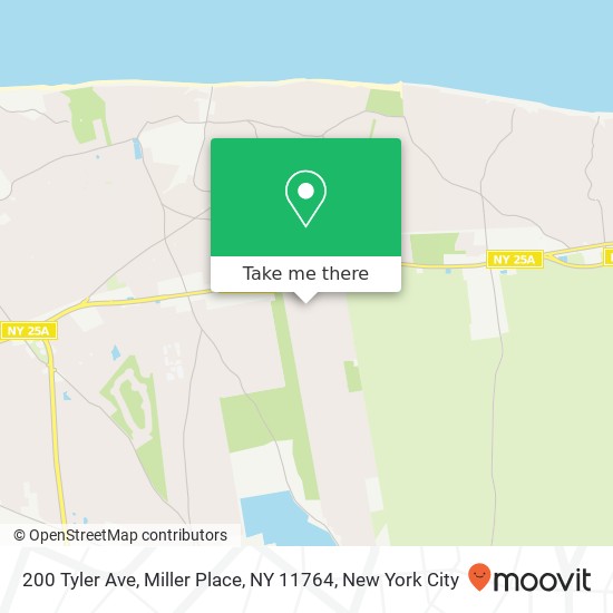 Mapa de 200 Tyler Ave, Miller Place, NY 11764
