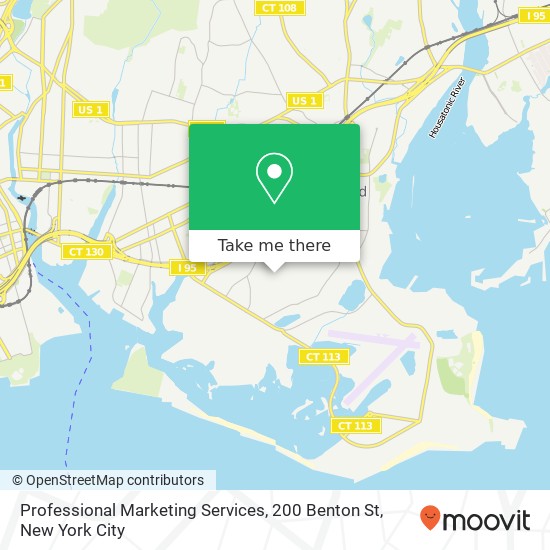 Mapa de Professional Marketing Services, 200 Benton St