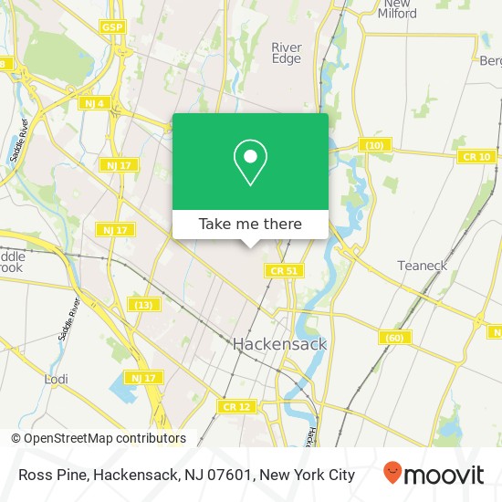 Ross Pine, Hackensack, NJ 07601 map