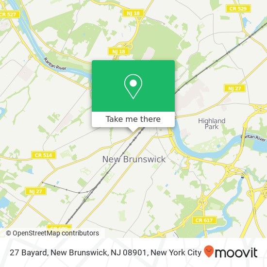 27 Bayard, New Brunswick, NJ 08901 map