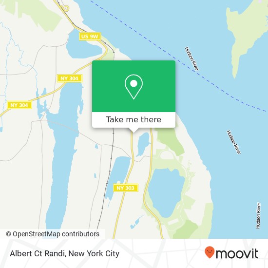 Albert Ct Randi, Congers, NY 10920 map