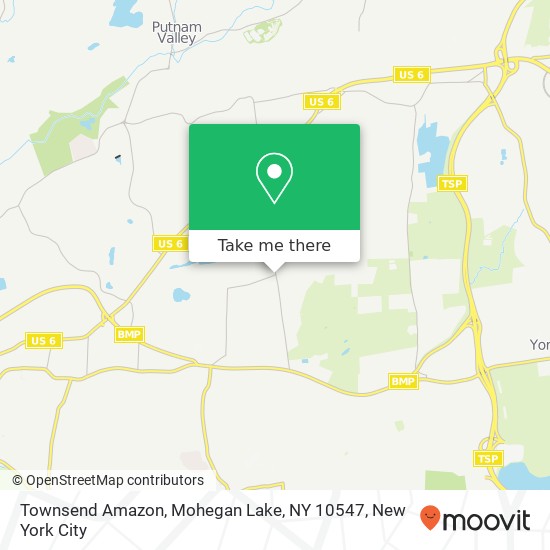 Townsend Amazon, Mohegan Lake, NY 10547 map