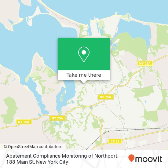 Abatement Compliance Monitoring of Northport, 188 Main St map