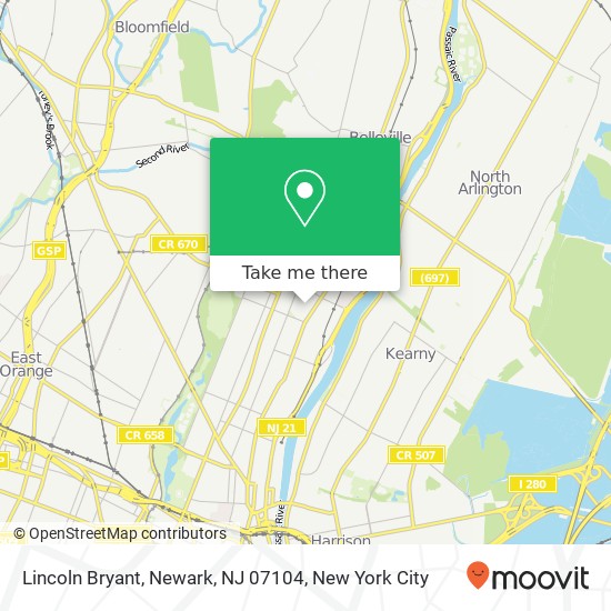 Lincoln Bryant, Newark, NJ 07104 map