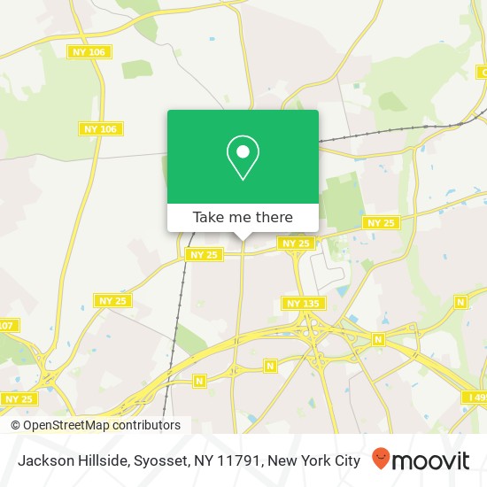 Jackson Hillside, Syosset, NY 11791 map