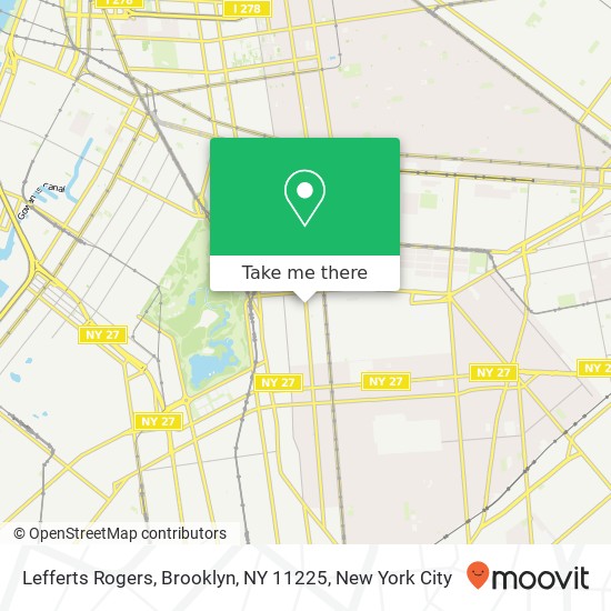 Lefferts Rogers, Brooklyn, NY 11225 map