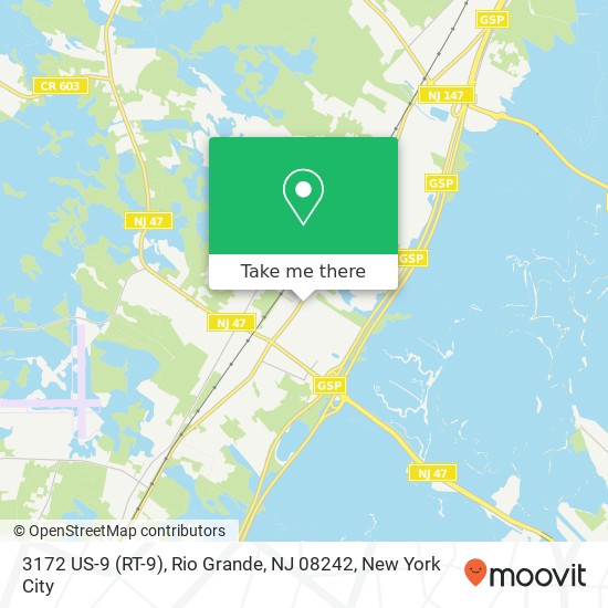 3172 US-9 (RT-9), Rio Grande, NJ 08242 map