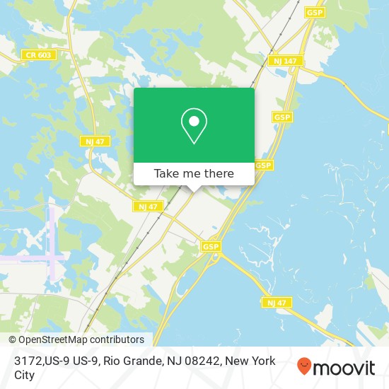 3172,US-9 US-9, Rio Grande, NJ 08242 map