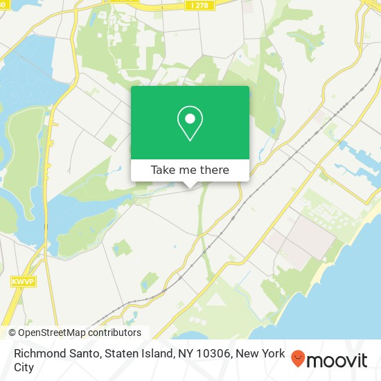 Richmond Santo, Staten Island, NY 10306 map