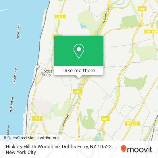 Hickory Hill Dr Woodbine, Dobbs Ferry, NY 10522 map