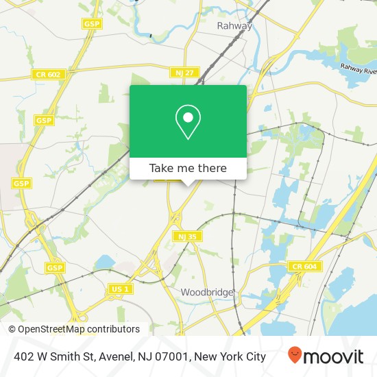 402 W Smith St, Avenel, NJ 07001 map