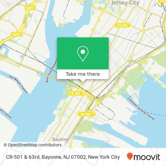 CR-501 & 63rd, Bayonne, NJ 07002 map