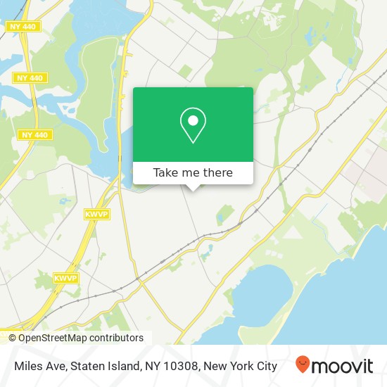 Miles Ave, Staten Island, NY 10308 map