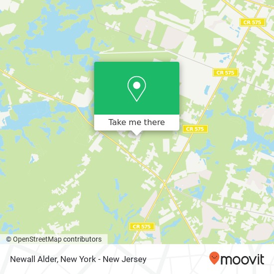 Mapa de Newall Alder, Egg Harbor Twp, NJ 08234
