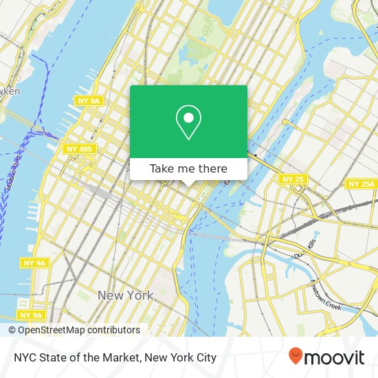 NYC State of the Market map