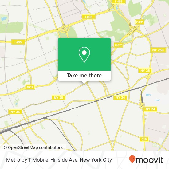 Metro by T-Mobile, Hillside Ave map