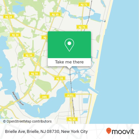 Brielle Ave, Brielle, NJ 08730 map