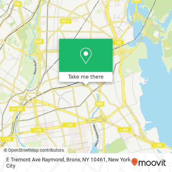 E Tremont Ave Raymond, Bronx, NY 10461 map
