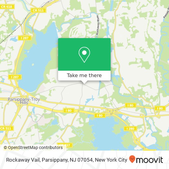 Rockaway Vail, Parsippany, NJ 07054 map