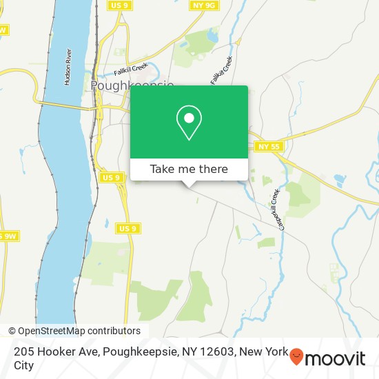 205 Hooker Ave, Poughkeepsie, NY 12603 map