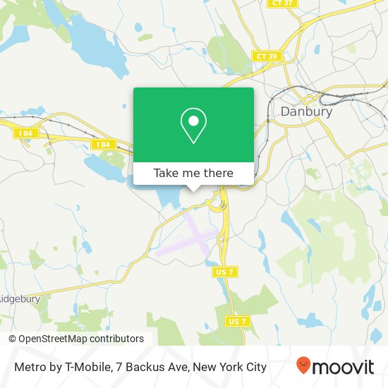 Mapa de Metro by T-Mobile, 7 Backus Ave