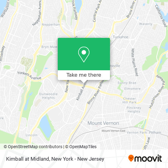 Kimball at Midland map