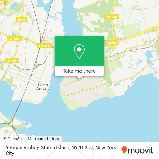Mapa de Yetman Amboy, Staten Island, NY 10307