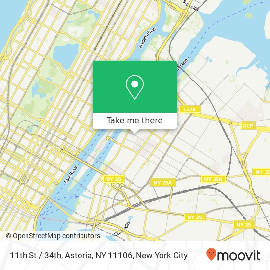 11th St / 34th, Astoria, NY 11106 map