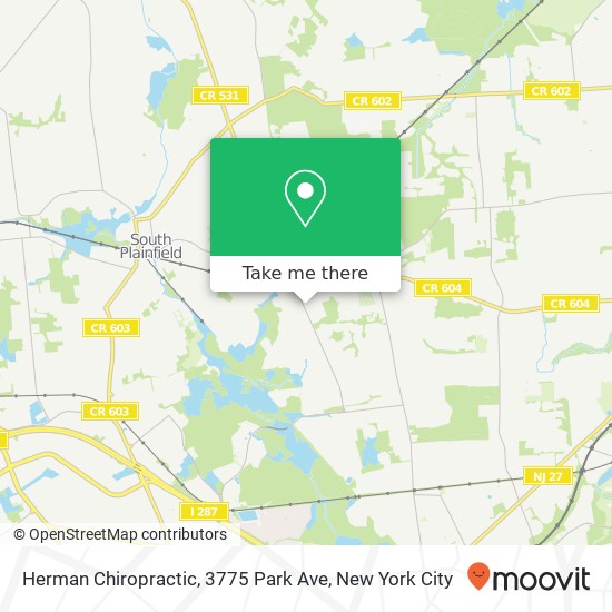 Herman Chiropractic, 3775 Park Ave map