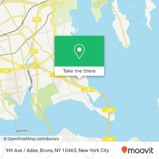 Mapa de 9th Ave / Adee, Bronx, NY 10465
