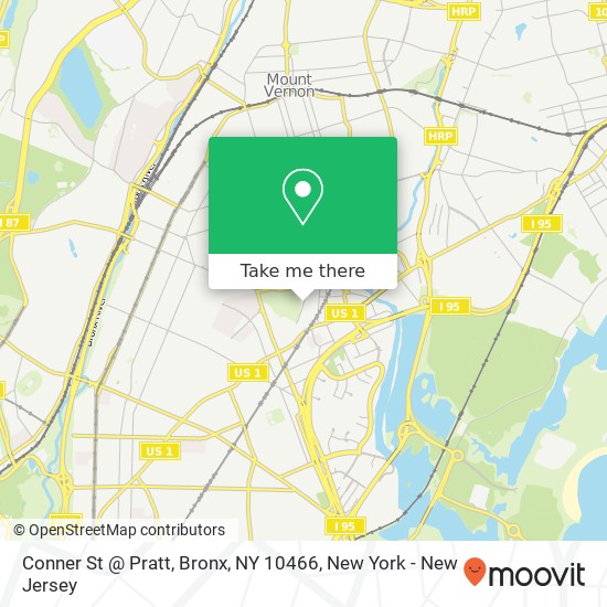 Conner St @ Pratt, Bronx, NY 10466 map