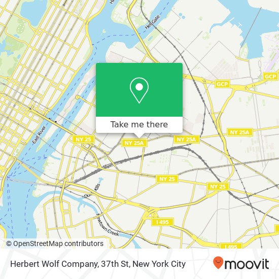 Herbert Wolf Company, 37th St map