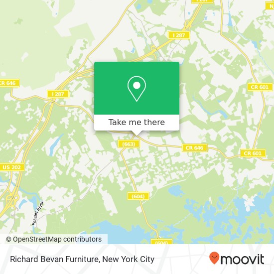 Mapa de Richard Bevan Furniture, 4 Village Rd