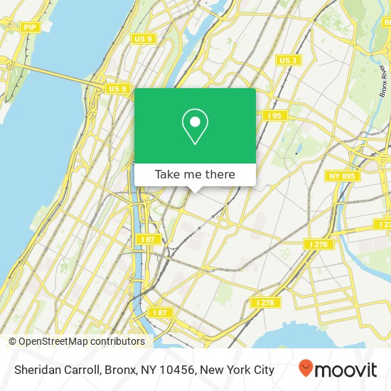 Sheridan Carroll, Bronx, NY 10456 map